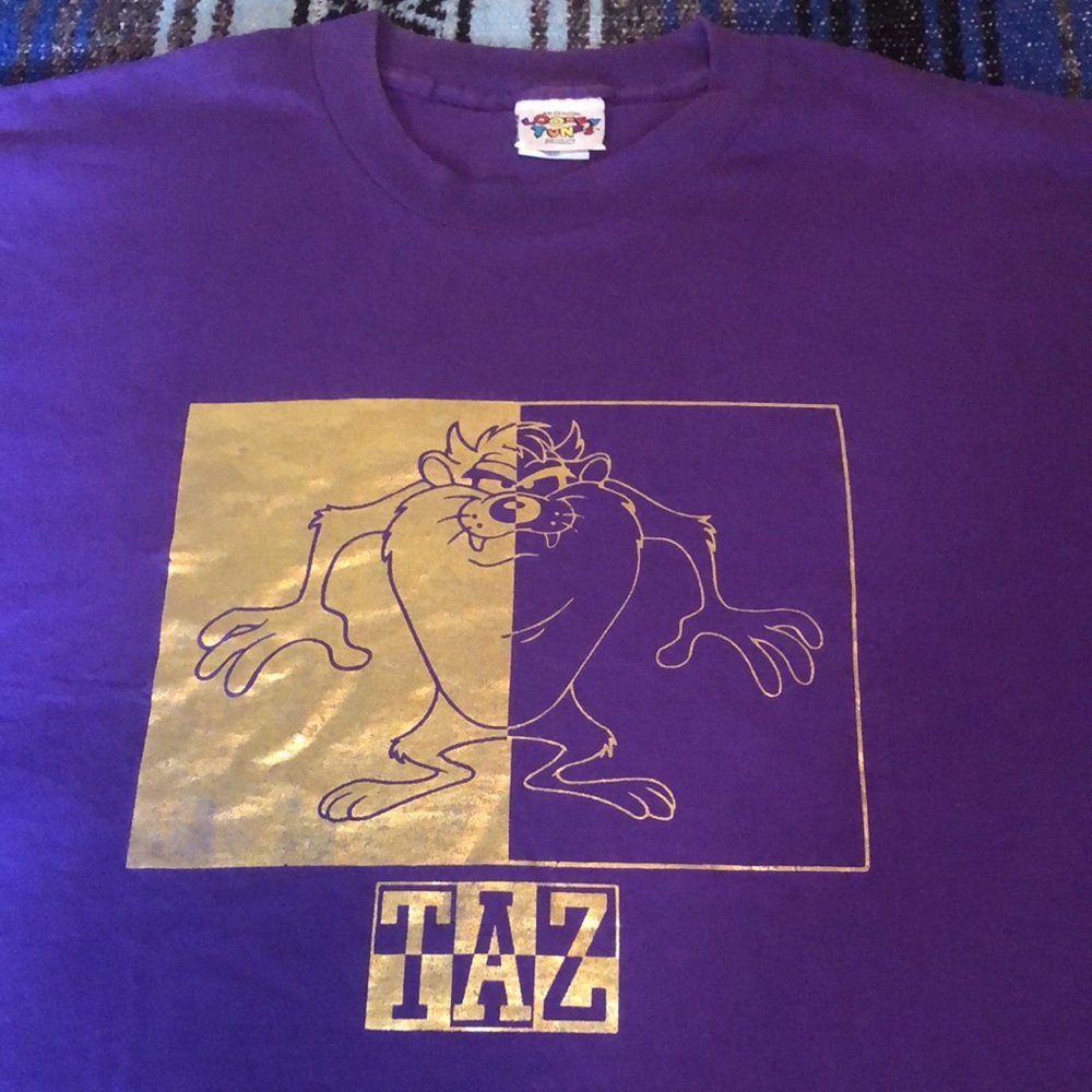Vintage 90s Looney Tunes TAZ Tee Shirt